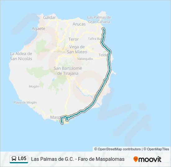 L05 Bus Line Map