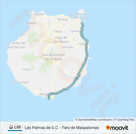 L05 Bus Line Map