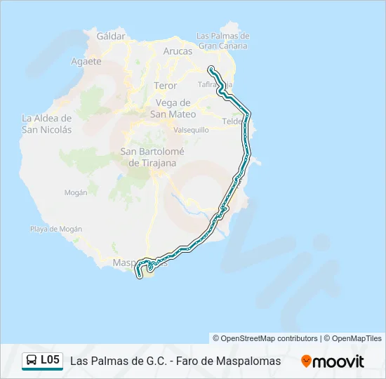 L05 Bus Line Map