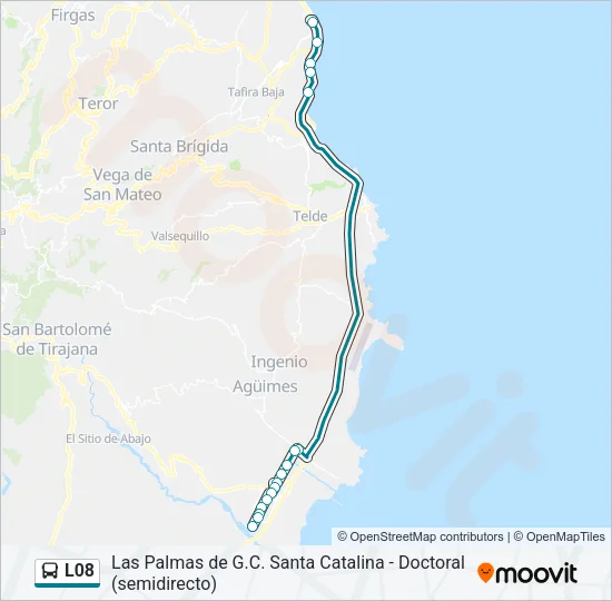 L08 Bus Line Map