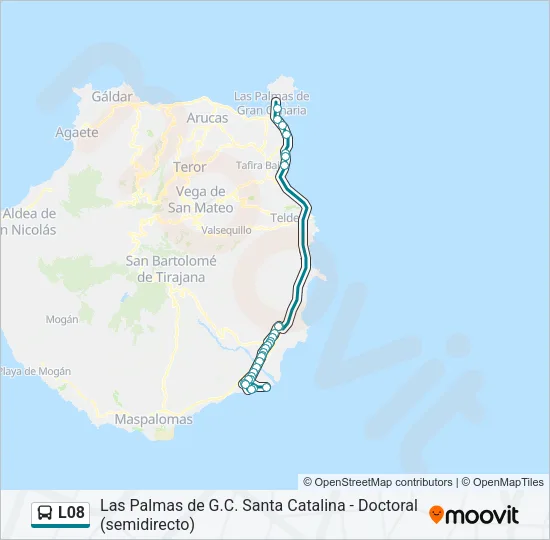 L08 Bus Line Map
