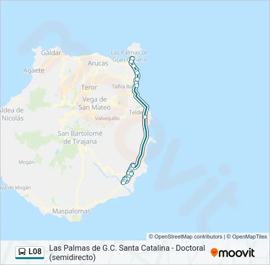 L08 Bus Line Map