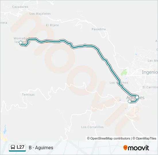 L27 Bus Line Map
