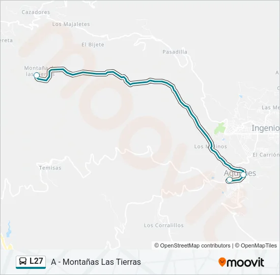 L27 Bus Line Map