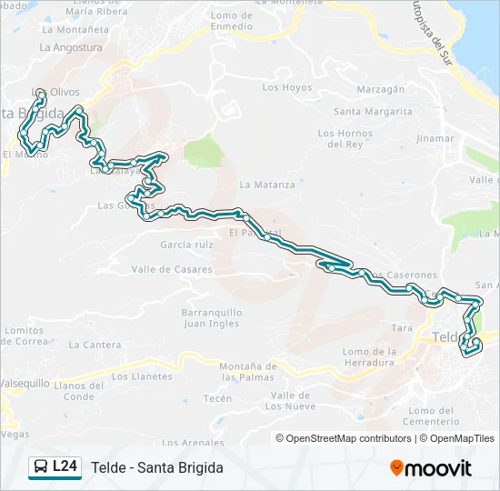 L24 Bus Line Map