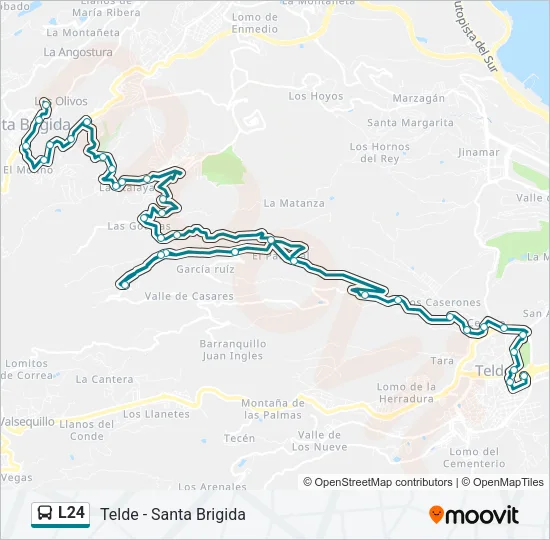 L24 Bus Line Map