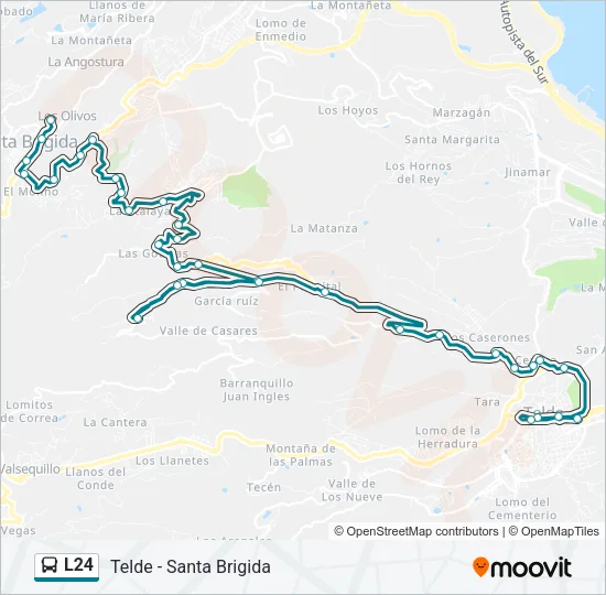 L24 Bus Line Map