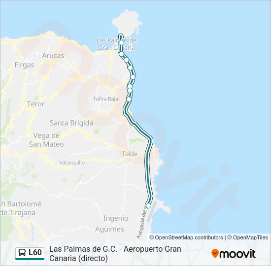 L60 Bus Line Map