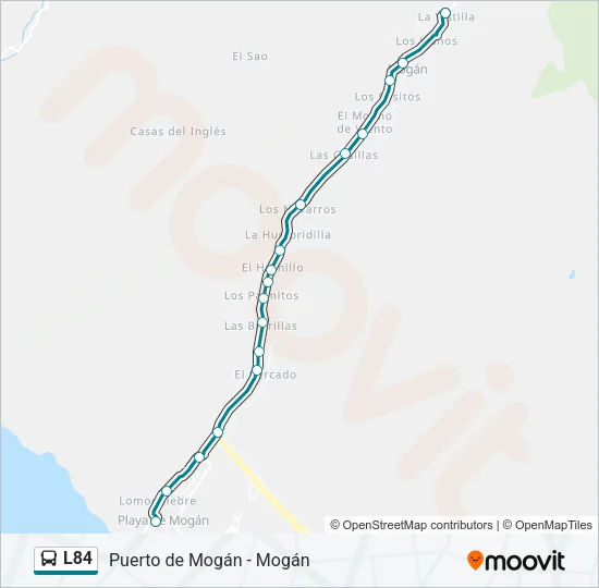 L84 Bus Line Map