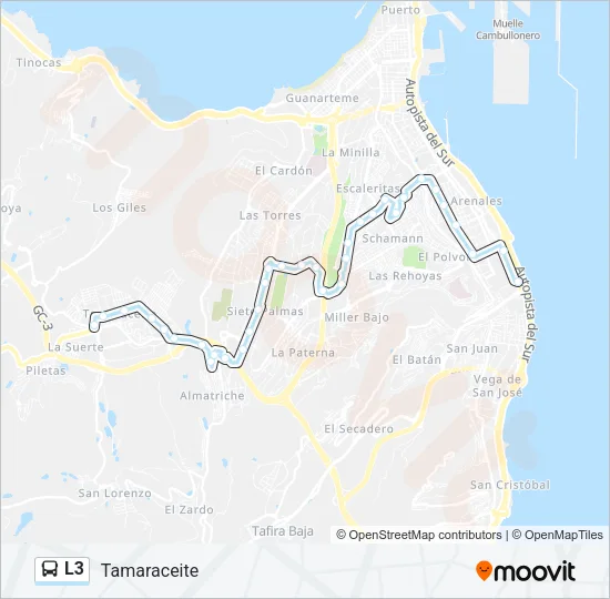 L3 Bus Line Map