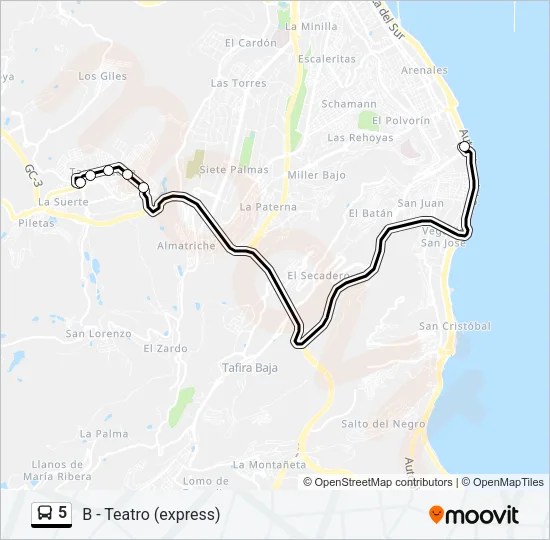 5  Line Map