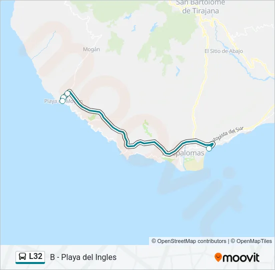 L32 Bus Line Map