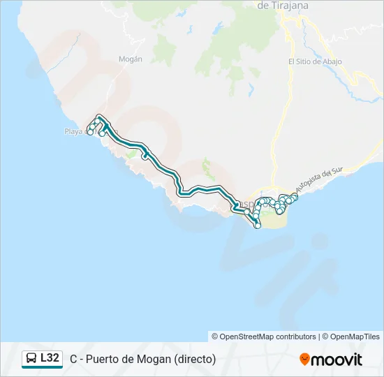 L32 Bus Line Map