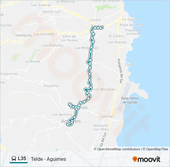 L35 Bus Line Map
