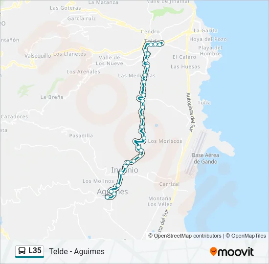 L35 Bus Line Map