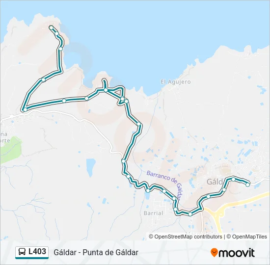 L403 Bus Line Map