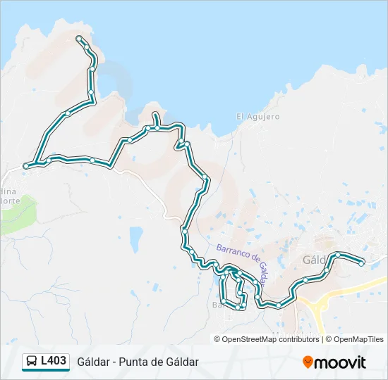 L403 Bus Line Map