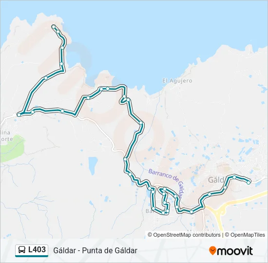 L403 Bus Line Map