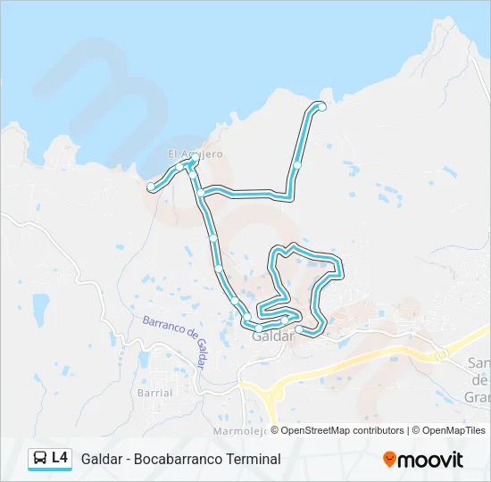 L4 Bus Line Map