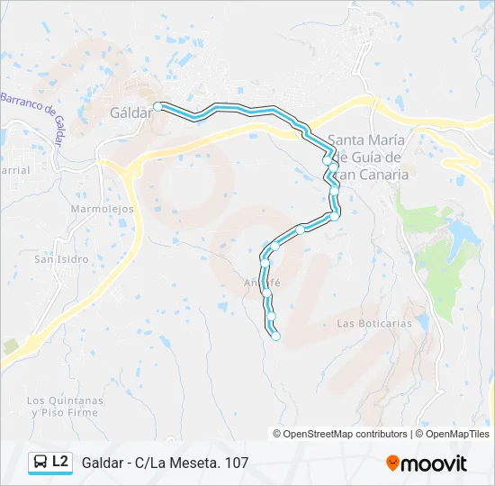 L2 Bus Line Map