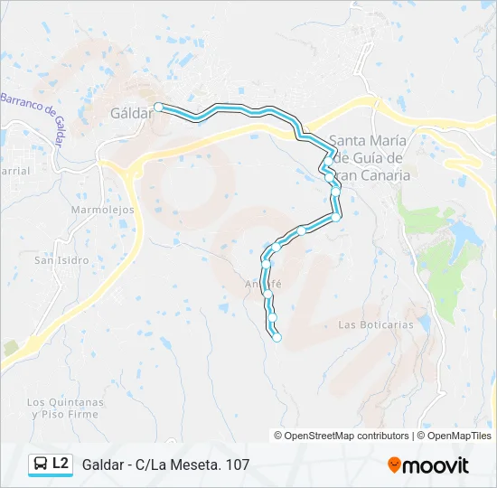 L2 Bus Line Map