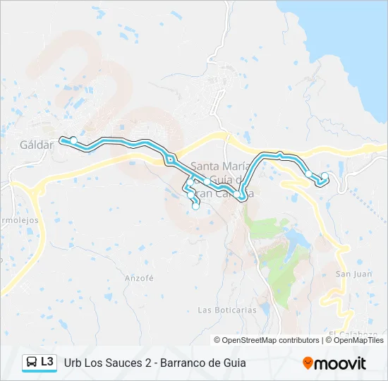 L3 Bus Line Map