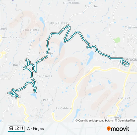 L211 Bus Line Map