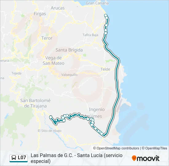 L07 Bus Line Map