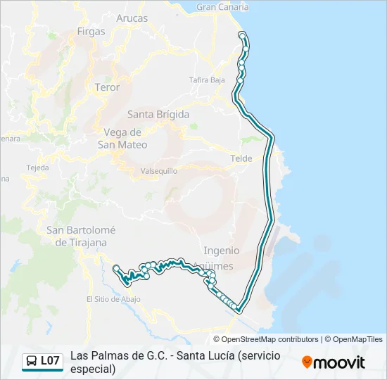 L07 Bus Line Map