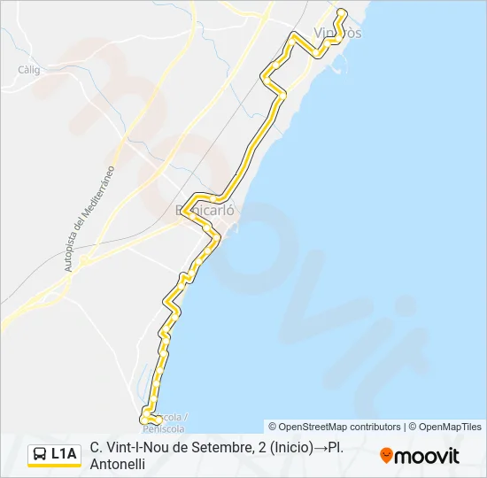 L1A  Line Map