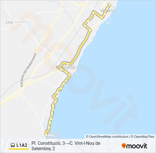 Mapa de L1A2 de 