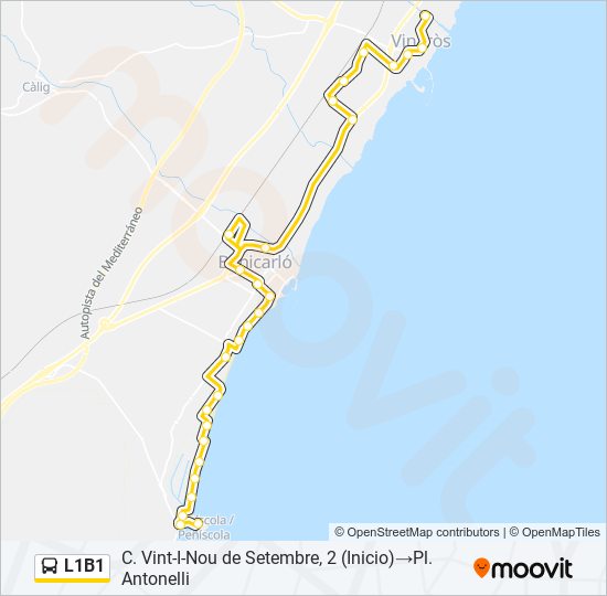 Mapa de L1B1 de 