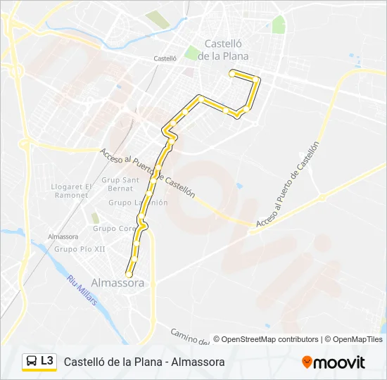 L3 Bus Line Map