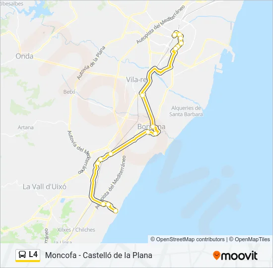 L4 Bus Line Map
