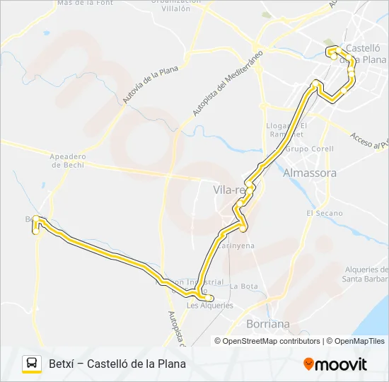 CVCS-107-30 Bus Line Map