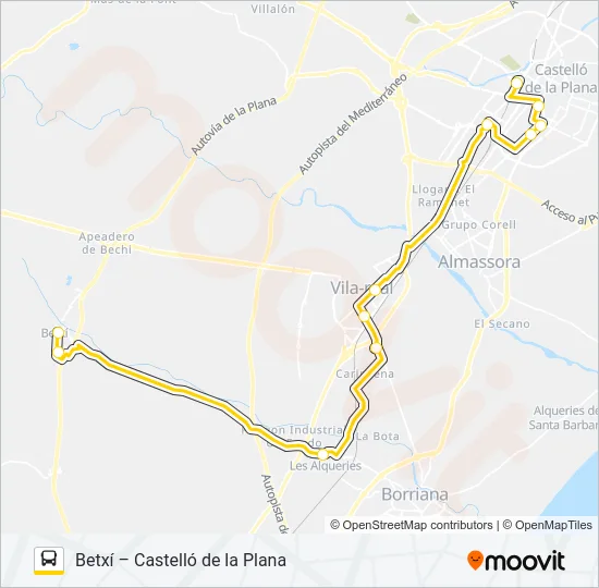 CVCS-107-30 Bus Line Map