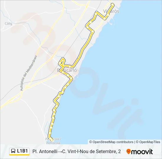 L1B1  Line Map