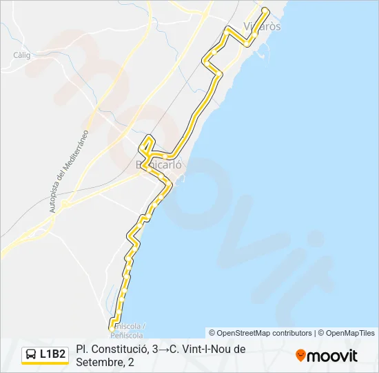 L1B2  Line Map