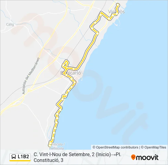 L1B2  Line Map