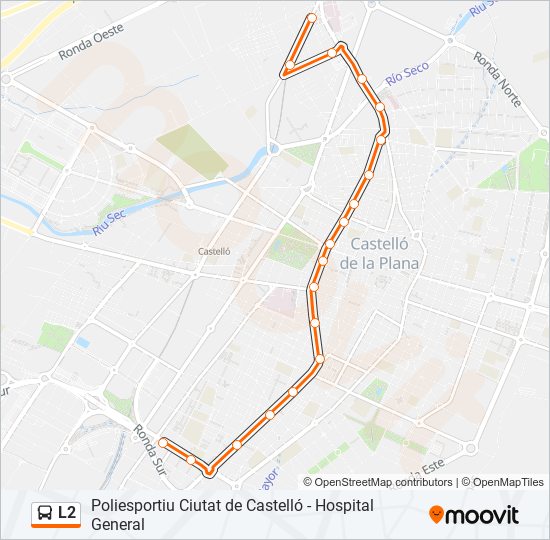 L2 bus Line Map