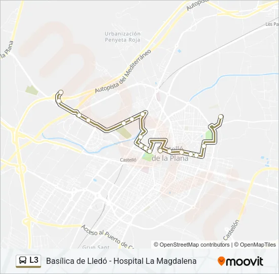 L3 Bus Line Map