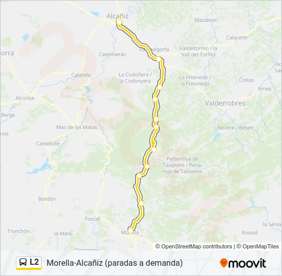 L2 Bus Line Map
