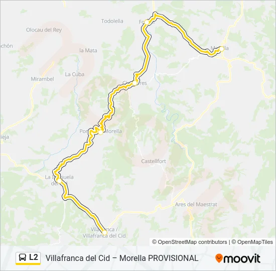 L2 Bus Line Map