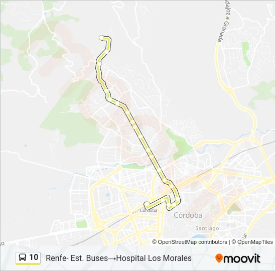 10 Bus Line Map