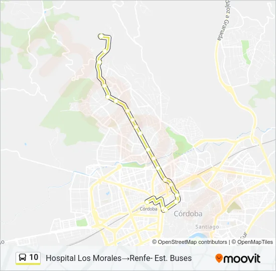 10 Bus Line Map