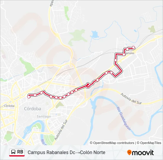 RB Bus Line Map