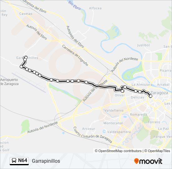 Mapa de N64 de autobús