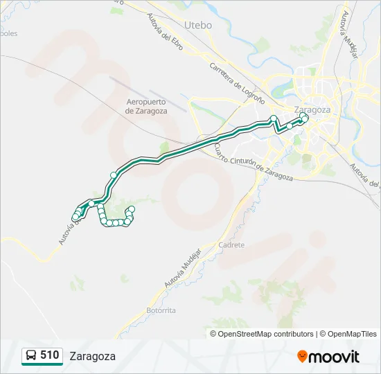 510 Bus Line Map
