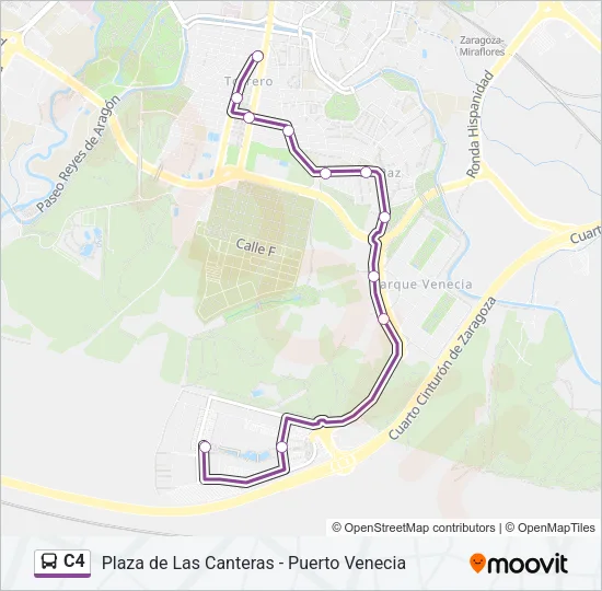 C4 Bus Line Map