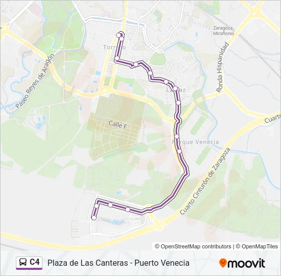 C4 Bus Line Map